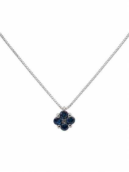 Collar Recarlo Mujer in Oro Zaffiro 0.38 Ct ZT 567/ZAF - ZT 567/ZAF